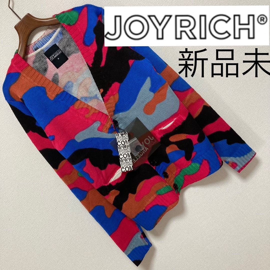 JOYRICH(ジョイリッチ)の新品未■JOYRICH ジョイリッチ■ニット カーディガン 迷彩 カモフラ M メンズのトップス(カーディガン)の商品写真