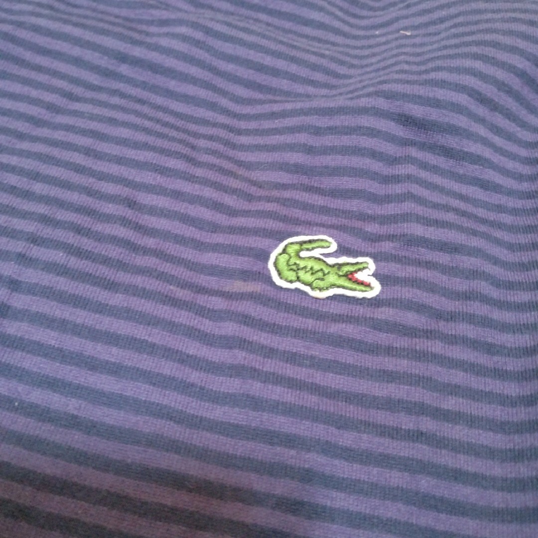 LACOSTE(ラコステ)のLACOSTE　ラコステ　ワニ刺繍　ボーダー　バイカラーロンT 　カットソー メンズのトップス(Tシャツ/カットソー(七分/長袖))の商品写真