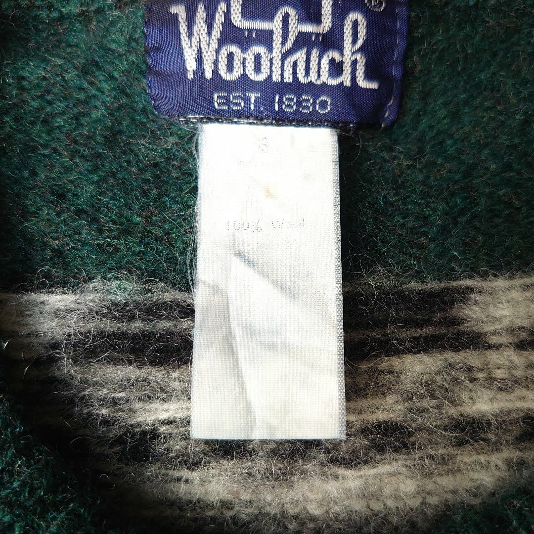 【WOOLRICH】 ウールリッチ 80s ノルディック柄 アヒル ニット M