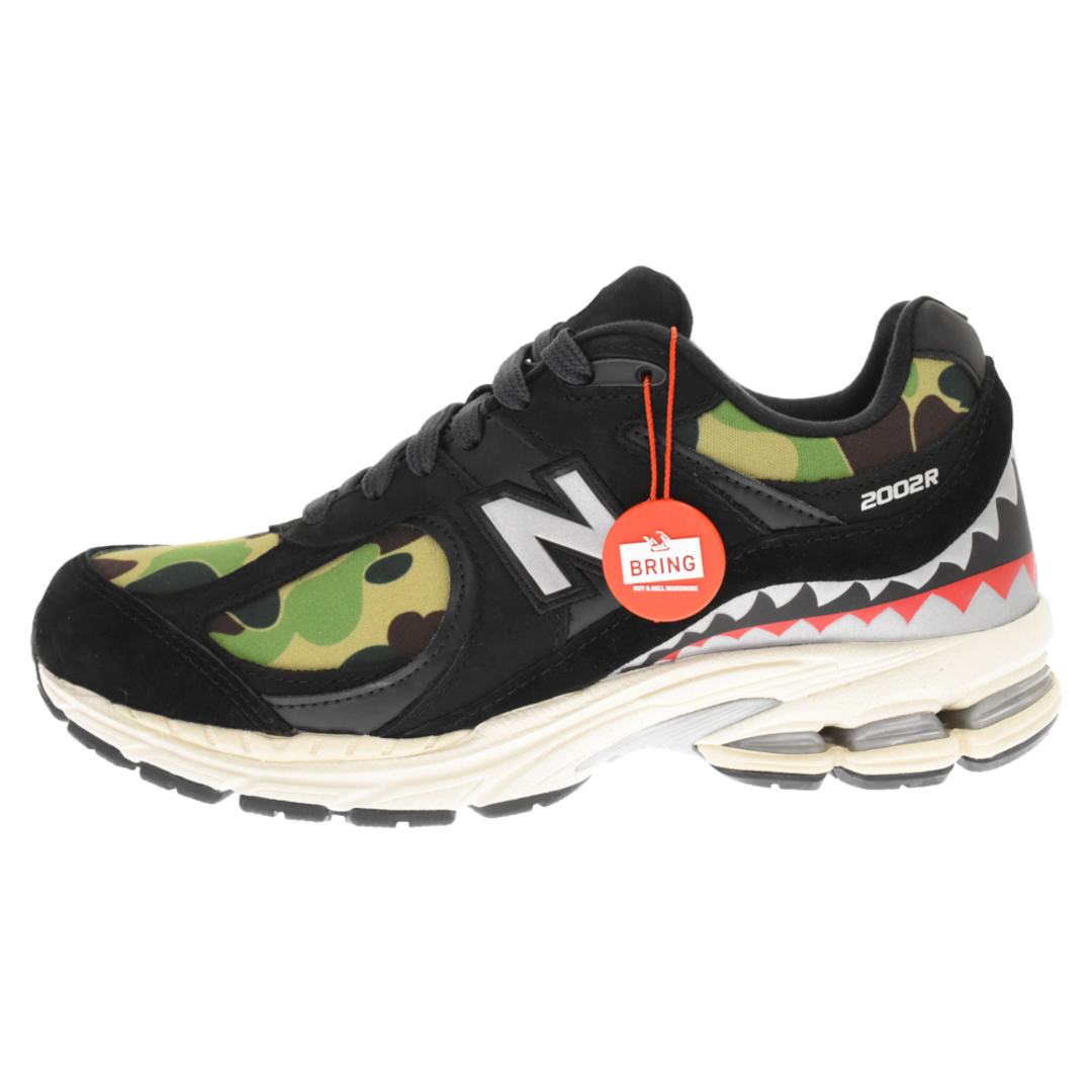 New Balance ニューバランス ×A BATHING APE エイプ M2002RBF シャークカモ ローカットスニーカー カーキ US9