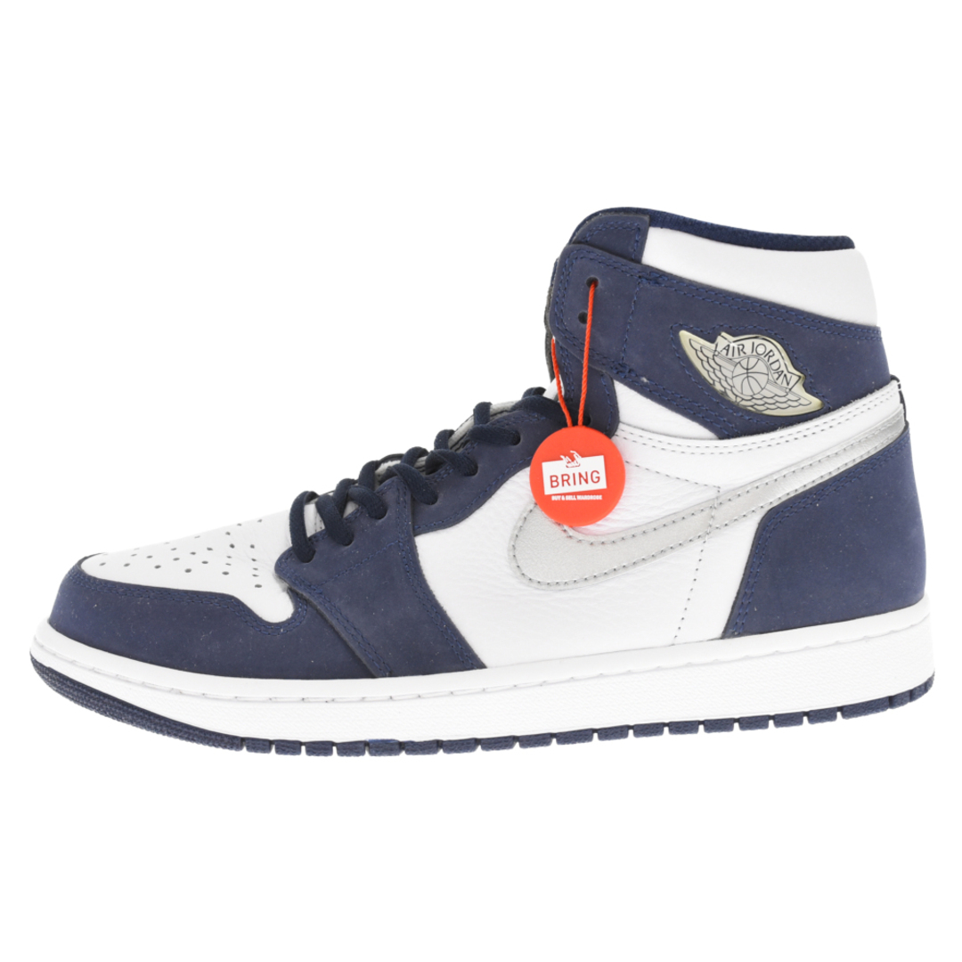 NIKE ナイキ AIR JORDAN 1 HIGH OG CO.JP 2020 エアジョーダン1 ハイカットスニーカー ホワイト/ネイビー US10/28cm DC1788-100