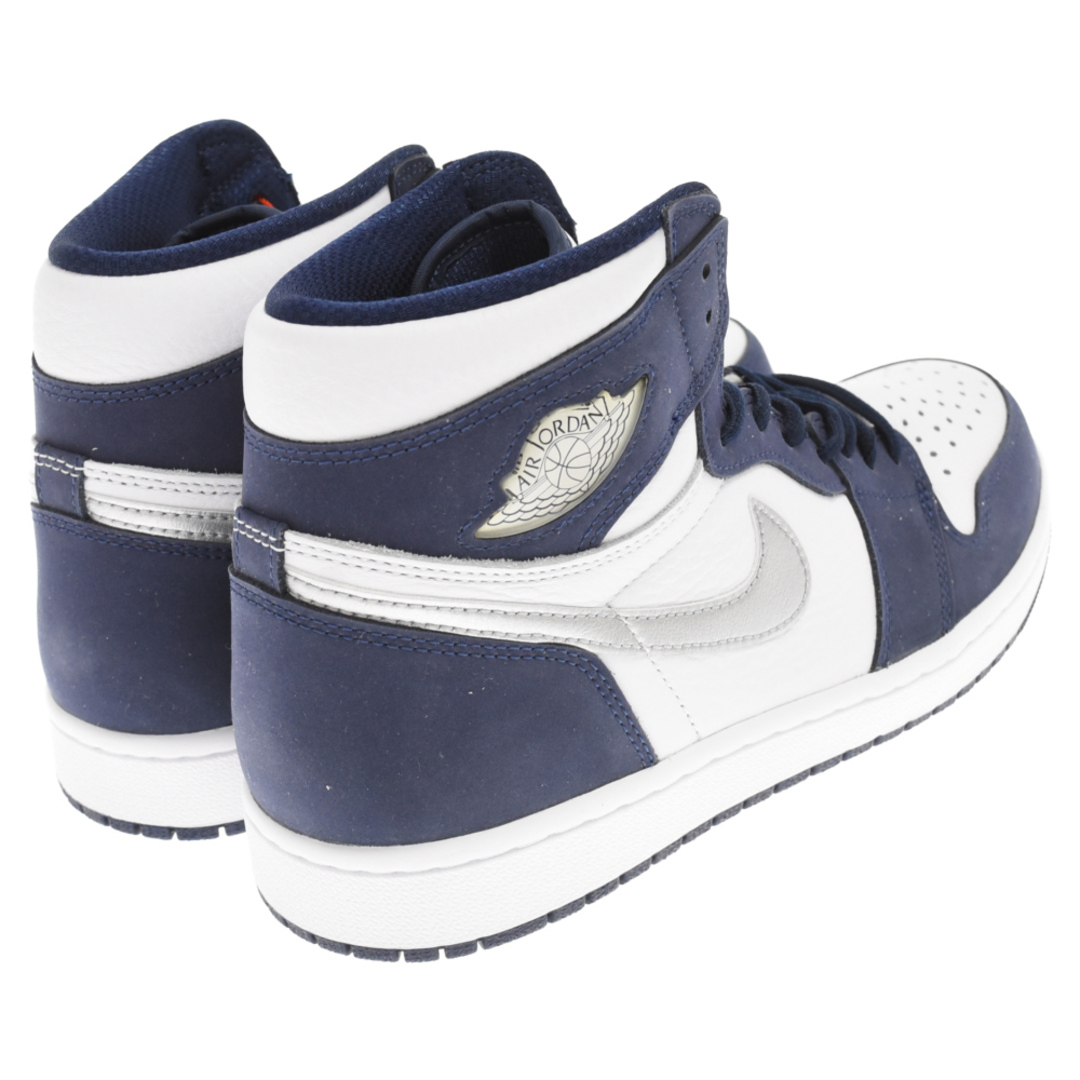 NIKE ナイキ AIR JORDAN 1 HIGH OG CO.JP 2020 エアジョーダン1 ハイカットスニーカー US10/28.0cm DC1788-100 ホワイト/ネイビー