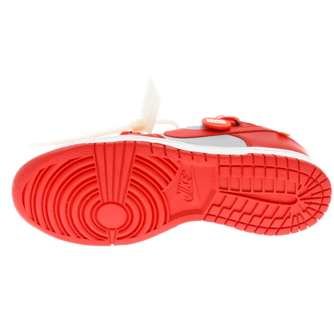 NIKE - NIKE ナイキ ×OFF-WHITE DUNK LOW UNIVERSITY RED / UNIVERSITY