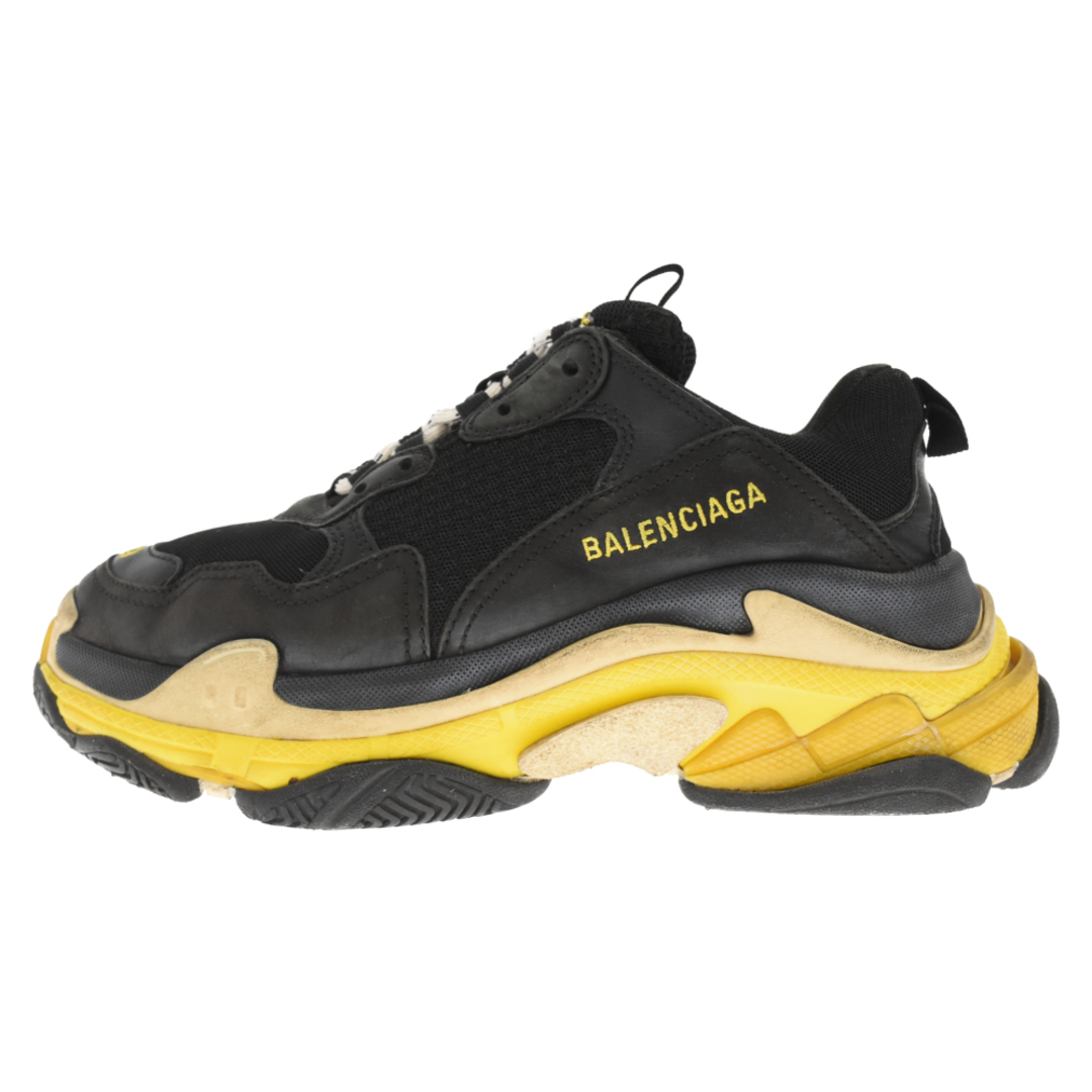 Balenciaga(バレンシアガ)のBALENCIAGA バレンシアガ Triple S トリプルS メッシュ スニーカー ダッドスニーカー ブラック/イエロー 531388 メンズの靴/シューズ(スニーカー)の商品写真