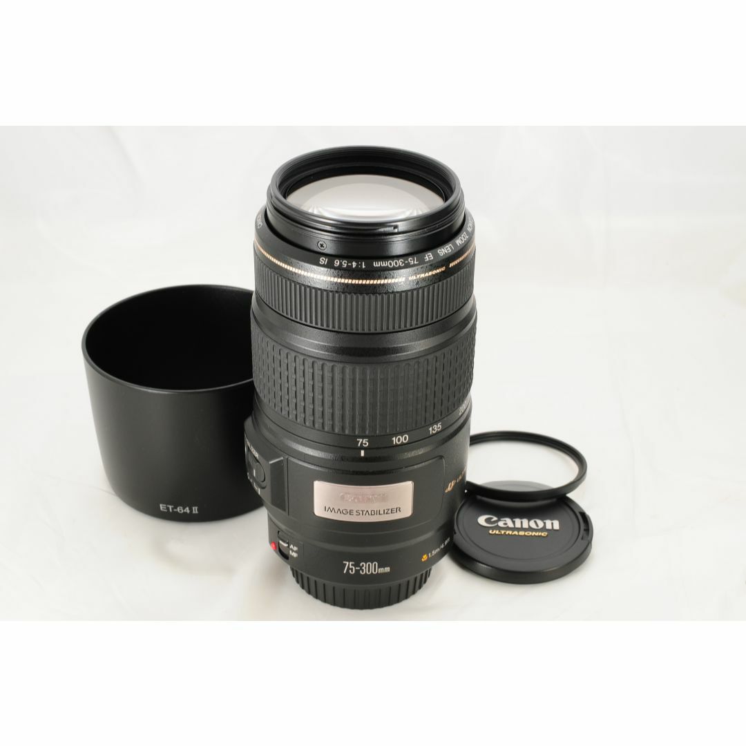 【大迫力望遠】Canon EF 75-300mm F4-5.6 IS 手ブレ機能39ω