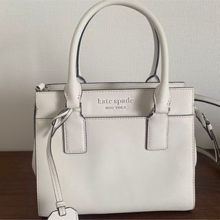 ケイトスペードニューヨーク(kate spade new york)のケイトスペードニューヨーク　ハンドバッグ　ショルダーバッグ　ホワイト(ハンドバッグ)