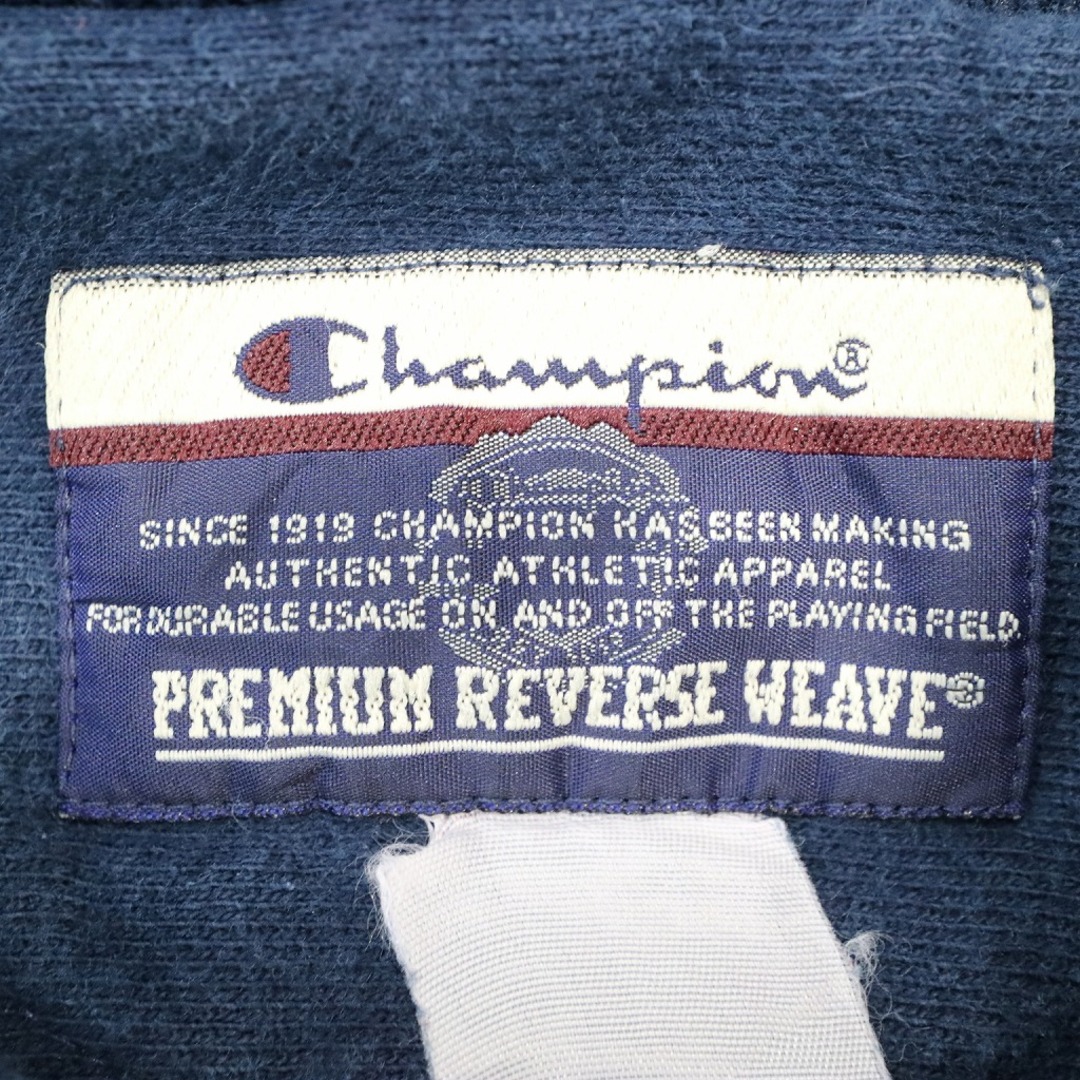 Champion チャンピオン PREMIUM REVERSE WEAVE カレッジ スウェット 大きいサイズ  刺繍 ネイビー (メンズ -- 2XL相当)   N6354 4