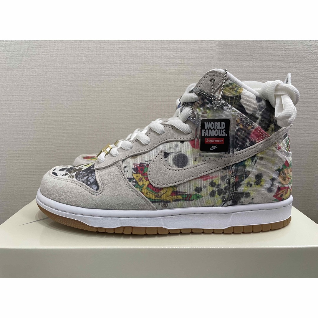 SUPREME ×SB DUNK HIGH "RAMMELLZEE"  26.5