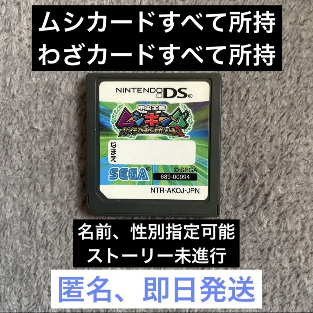 甲虫王者ムシキング ～グレイテストチャンピオンへの道2～ DS ソフト カセット | フリマアプリ ラクマ