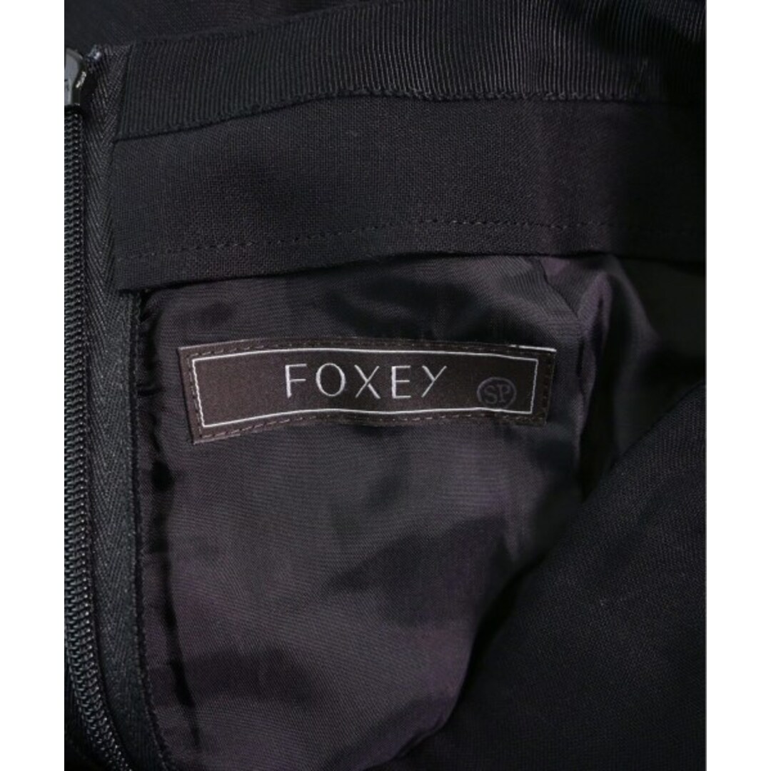 FOXEY(フォクシー)のFOXEY フォクシー ひざ丈スカート 38(S位) 黒 【古着】【中古】 レディースのスカート(ひざ丈スカート)の商品写真