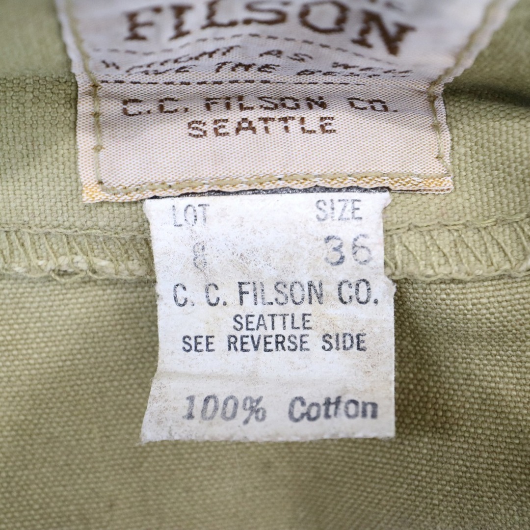 FILSON - 70年代 USA製 FILSON フィルソン コットンベスト ワーク