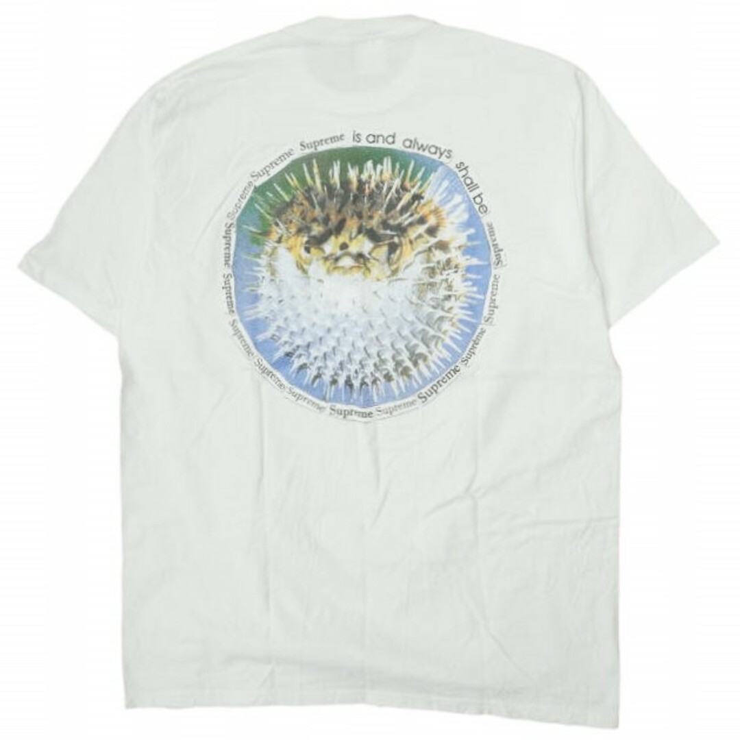 約52cm着丈SUPREME シュプリーム 23SS アメリカ製 Blowfish Tee ブローフィッシュTシャツ XL WHITE 半袖 Week18 MADE IN USA トップス【新古品】【SUPREME】