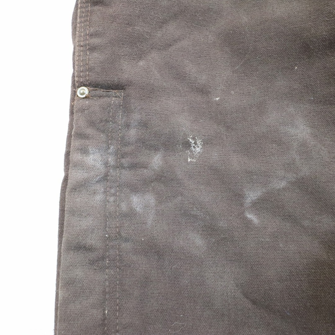 carhartt(カーハート)のCarhartt カーハート ダック地 中綿 オーバーオール 防寒  ワーク ダブルニー ブラウン (メンズ 44X32) 中古 古着 N6403 メンズのパンツ(サロペット/オーバーオール)の商品写真