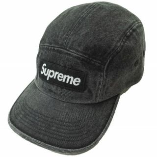 美品！Supreme Leather Camp Cap Red キャップ