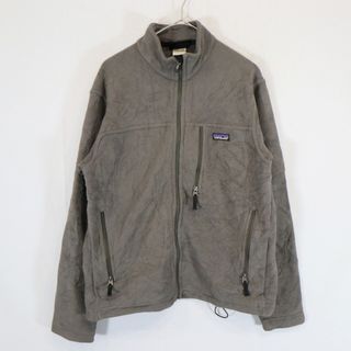 パタゴニア(patagonia)の2000年代～ patagonia パタゴニア SYNCHILLA シンチラ フリースジャケット 防寒  アウトドア グレー (メンズ M) 中古 古着 N6455(その他)