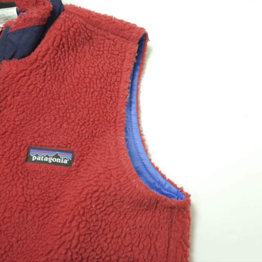 PATAGONIA パタゴニア 14AW KIDS Retro-X Vest レトロXフリースベスト 65618 M COCR(RED/NAVY) ボア トップス【PATAGONIA】