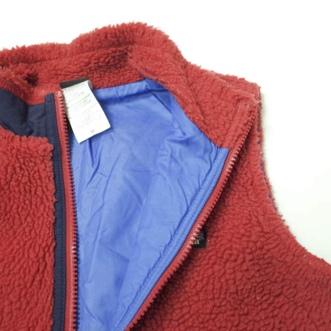 PATAGONIA パタゴニア 14AW KIDS Retro-X Vest レトロXフリースベスト 65618 M COCR(RED/NAVY)  ボア トップス【中古】【PATAGONIA】