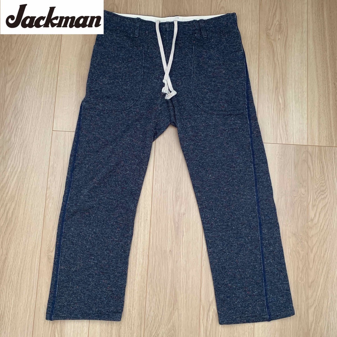 Jackman ウールネップ スウェット Sサイズ パンツ 日本製 トラウザー