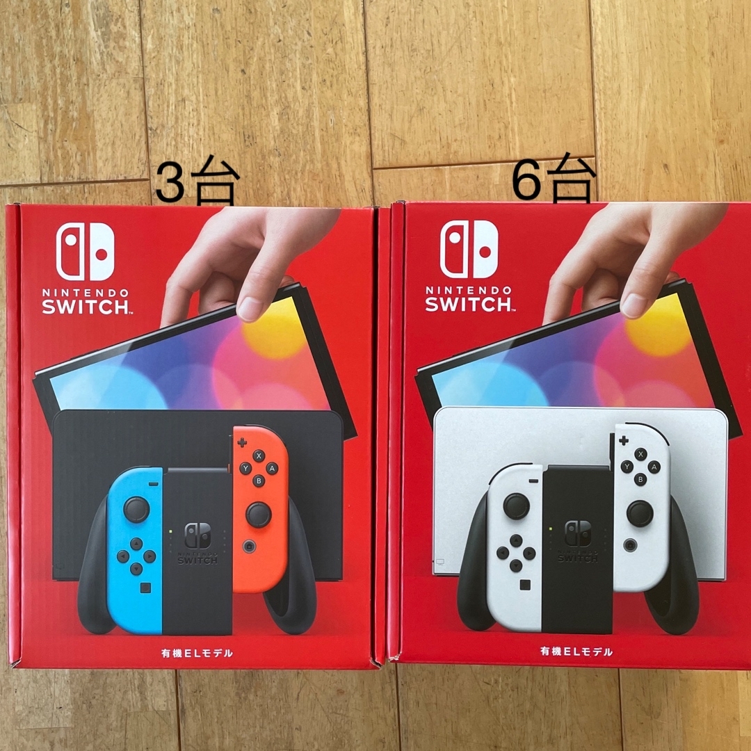 6台 nintendo switch ネオン 本体 新品