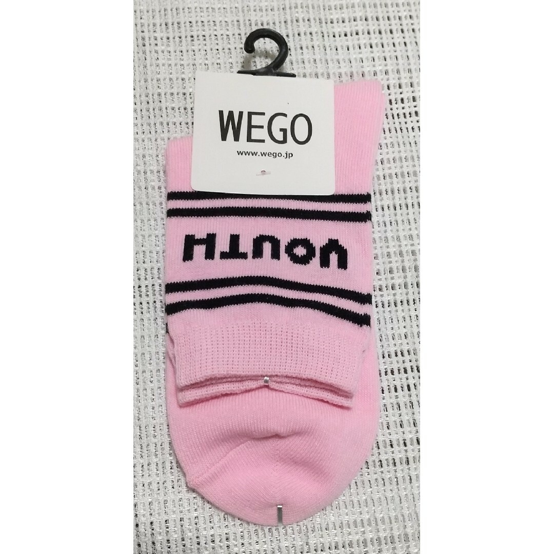 WEGO(ウィゴー)の☆新品未使用☆  WEGO  靴下  23~25cm レディースのファッション小物(その他)の商品写真