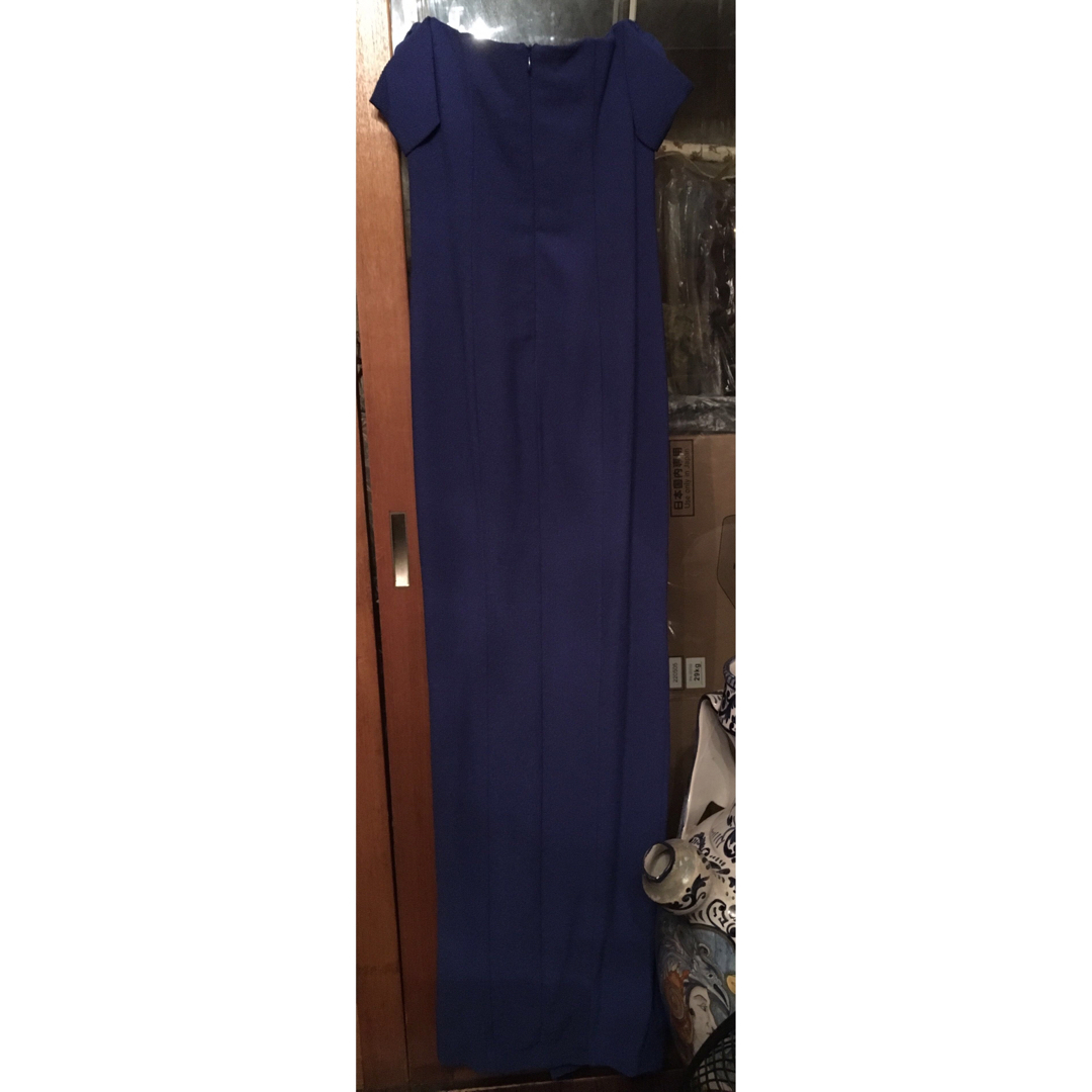 ZARA(ザラ)の新品 BLUE ロング DRESS S SIZE レディースのフォーマル/ドレス(ロングドレス)の商品写真