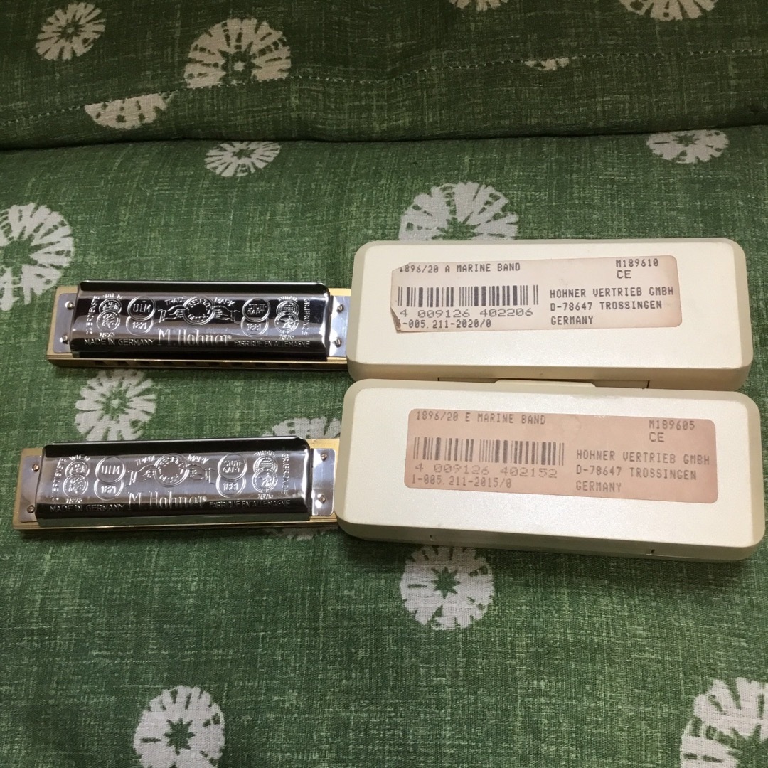 HOHNER(ホーナー)のMARINE BAND(M.Hohner)A、E  楽器の楽器 その他(ハーモニカ/ブルースハープ)の商品写真