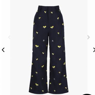 エディットフォールル(EDIT.FOR LULU)のbibiy.  B.FLOWER PANTS 美品(カジュアルパンツ)