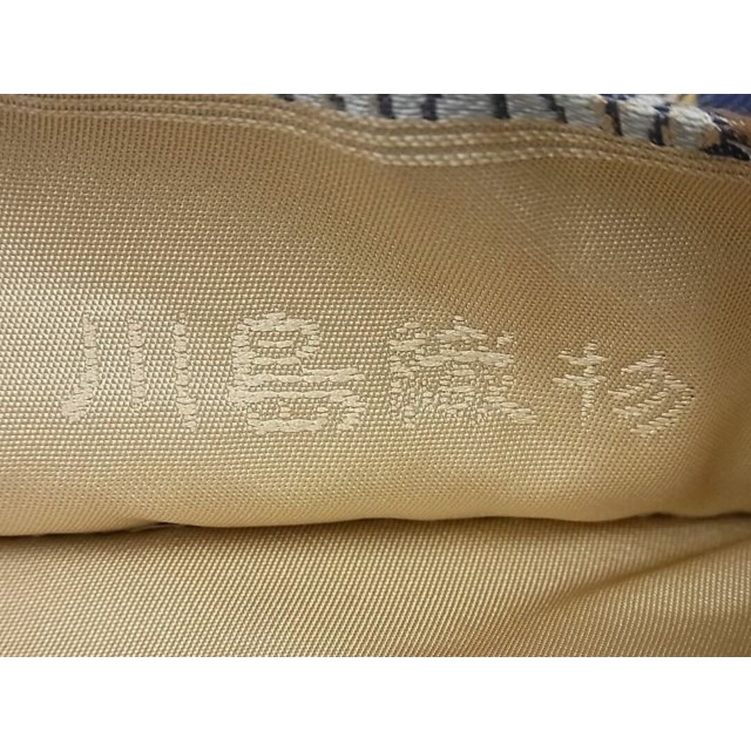 平和屋1■極上　西陣　川島織物謹製　つけ帯　割り付き文　三越扱い　逸品3s943