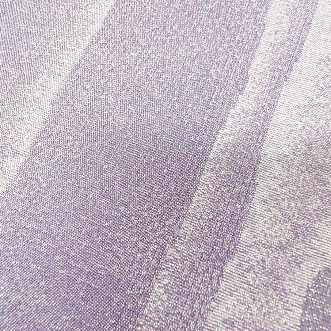紫を基調とした霞の袋帯　着物