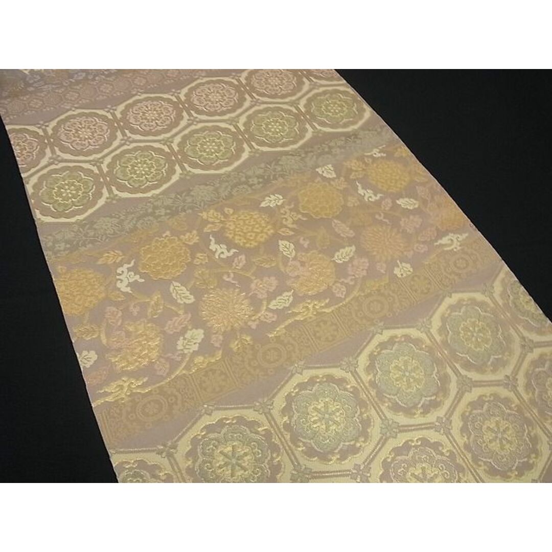 平和屋1□極上 西陣織 陰山織物謹製 箔屋清兵衛 全通柄袋帯 唐織 名物