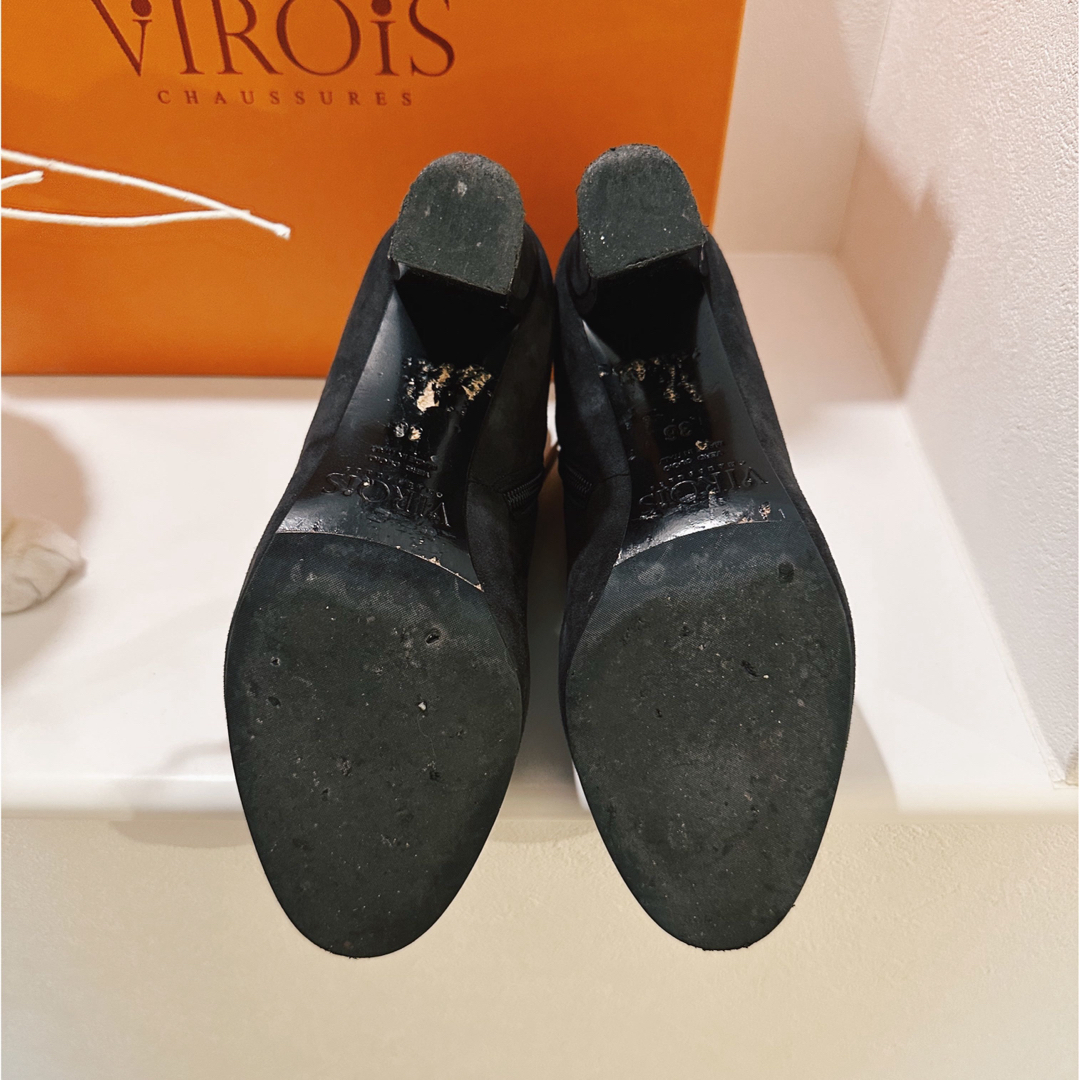 SARTORE - VIROIS ヴィロア チャコールグレー ショートブーツ 美品の