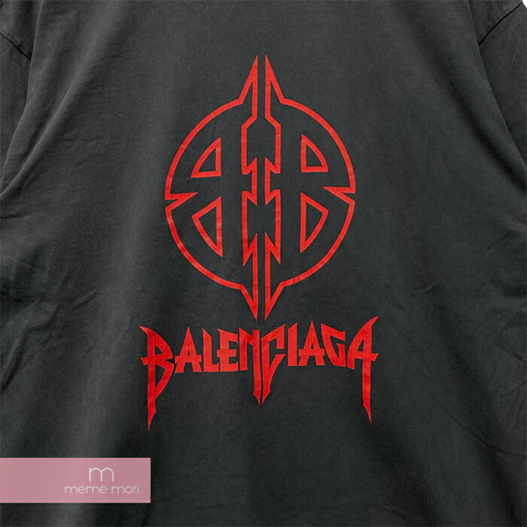 BALENCIAGA バレンシアガ ロゴ プリント ミディアムフィット Tシャツ