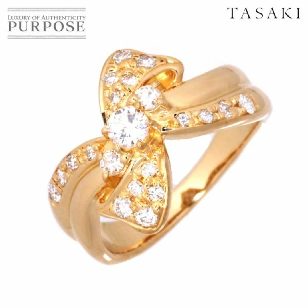 TASAKI(タサキ)のタサキ TASAKI 11.5号 リング ダイヤ 0.54ct K18 YG イエローゴールド 750 田崎真珠 指輪 VLP 90196642 レディースのアクセサリー(リング(指輪))の商品写真