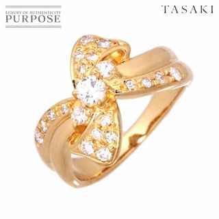 タサキ(TASAKI)のタサキ TASAKI 11.5号 リング ダイヤ 0.54ct K18 YG イエローゴールド 750 田崎真珠 指輪 VLP 90196642(リング(指輪))