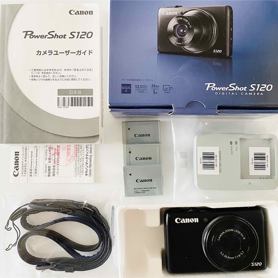 Canon キャノン　PowerShot S120 ブラック　黒　デジカメ