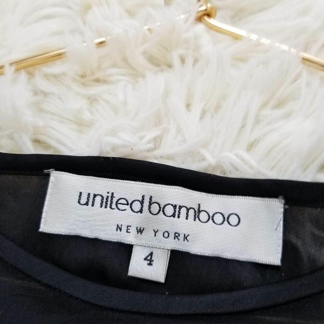 united bamboo(ユナイテッドバンブー)のユナイテッドバンブーUnitedbambooクルーネックシアートップスすけ感素材 レディースのトップス(シャツ/ブラウス(長袖/七分))の商品写真