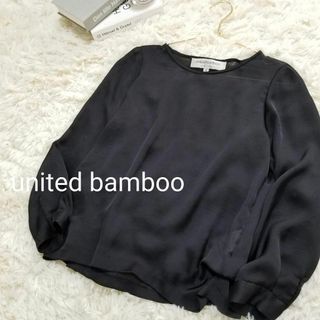 ユナイテッドバンブー(united bamboo)のユナイテッドバンブーUnitedbambooクルーネックシアートップスすけ感素材(シャツ/ブラウス(長袖/七分))