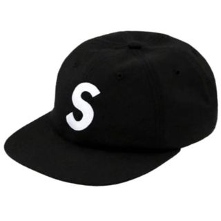 希少品！Supreme Wool S Logo 6-Panel Cap ブラック