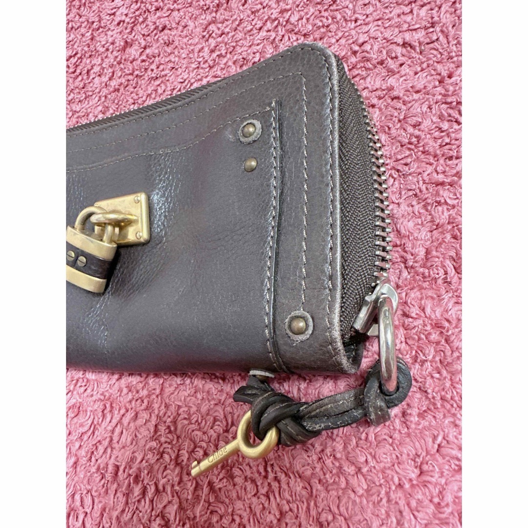 Chloe - Chloe クロエ パディントン 長財布 ブラウン パドロック