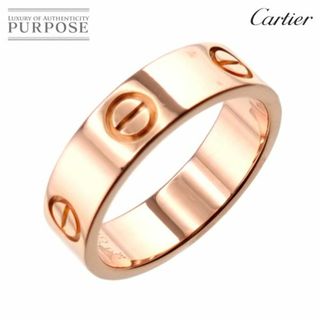 カルティエ(Cartier)のカルティエ Cartier ラブ #55 リング K18 PG ピンクゴールド 750 指輪 VLP 90197287(リング(指輪))