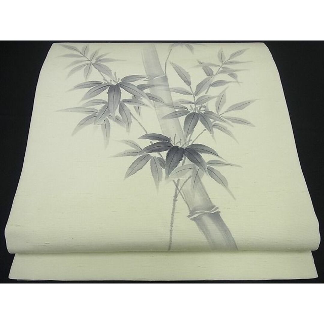 平和屋1□極上 石川県指定無形文化財 牛首紬 白山工房 手織 九寸開き