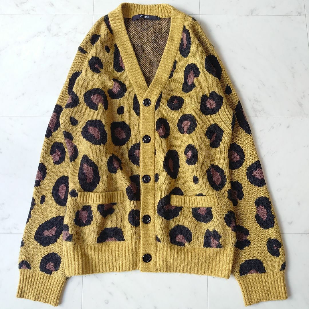 JOYRICH - JOYRICH レオパード ヒョウ柄 Vネック モヘヤ混 ニット ...