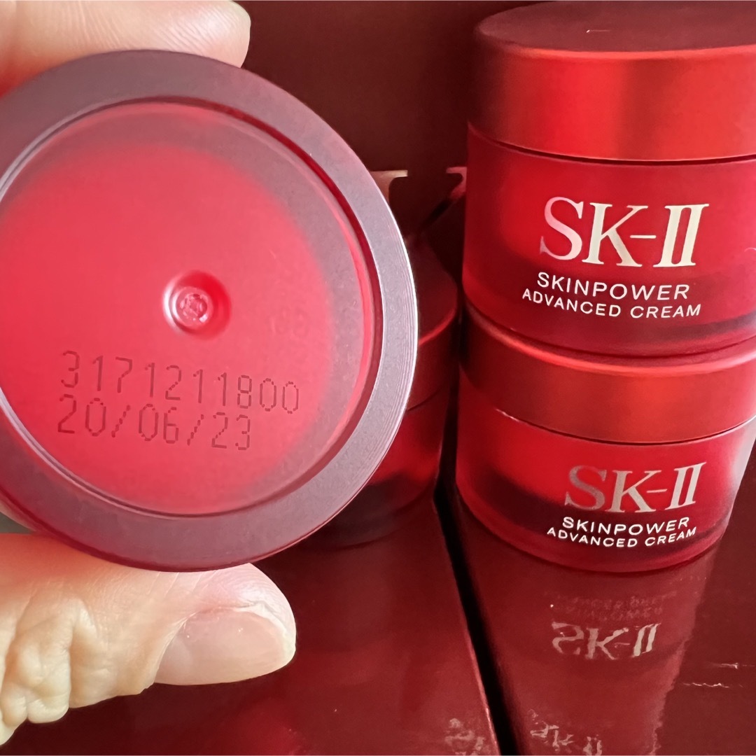 新発売！SK-II エスケーツースキンパワー アドバンスト クリーム15gx3個