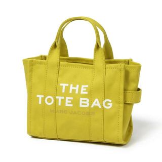 【新品未使用】 マークジェイコブス MARC JACOBS トート ショルダーバッグ THE TOTE BAG コットン ブラック M0016493 【SLATE GREEN】