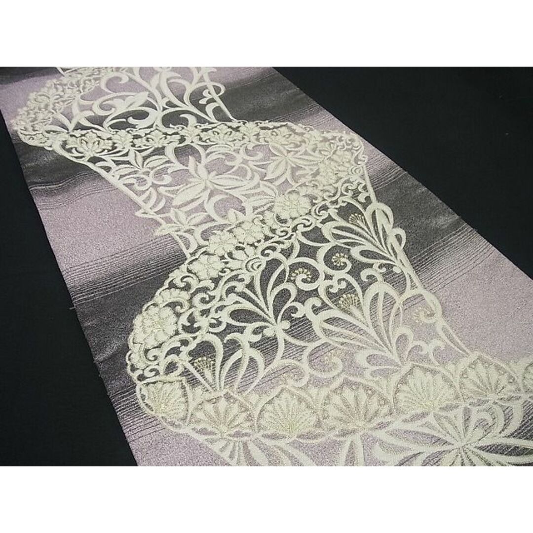 平和屋1□極上 西陣織 六通柄袋帯 秀麗流彩華文 金糸 逸品3s2423の通販