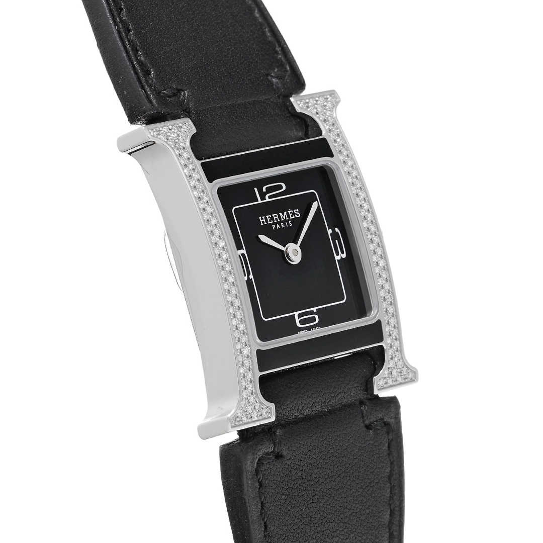 エルメス HERMES HH1.231 ブラックラッカー レディース 腕時計