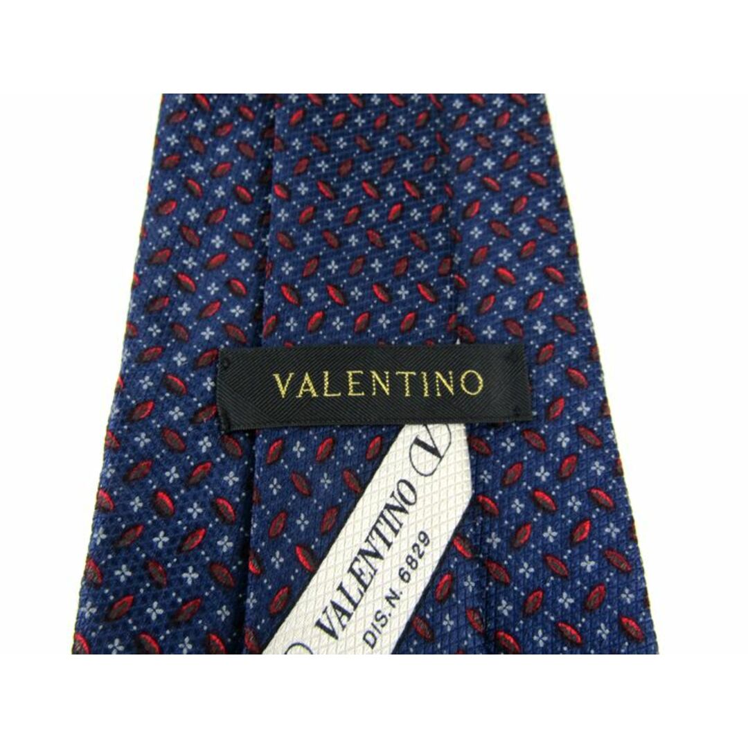 VALENTINO(ヴァレンティノ)のヴァレンティノ ブランドネクタイ ワイドタイン 総柄 シルク イタリア製 メンズ ネイビー VALENTINO メンズのファッション小物(ネクタイ)の商品写真