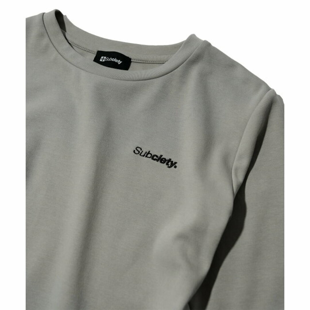 Subciety(サブサエティ)の【GRAY】【FREE】CROPPED L/S TEE レディースのトップス(カットソー(長袖/七分))の商品写真