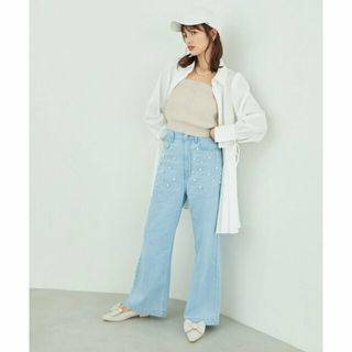 マジェスティックレゴン(MAJESTIC LEGON)の【アイボリー】ビスチェセットミニシャツワンピース(ロングワンピース/マキシワンピース)