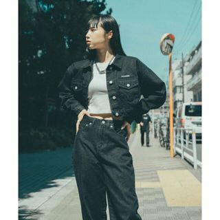 サブサエティ(Subciety)の【BLACK】CROPPED DENIM JKT(Gジャン/デニムジャケット)